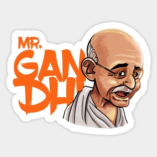 Gandhi Sticker